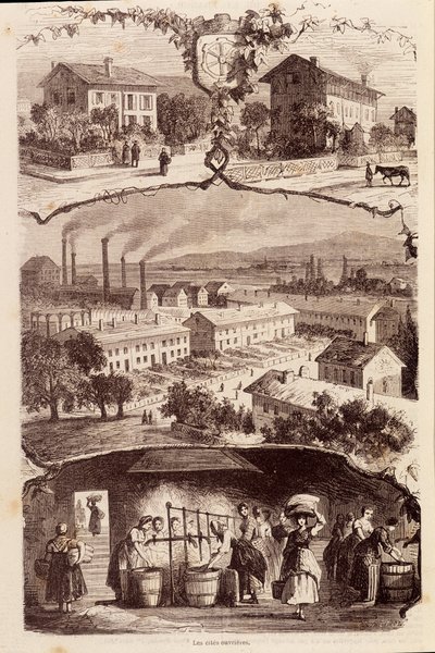 Labor Cities in France in the 19th Century by Unknown artist