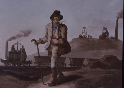 Labourer, early industrial revolution, early 19th century by Unknown artist