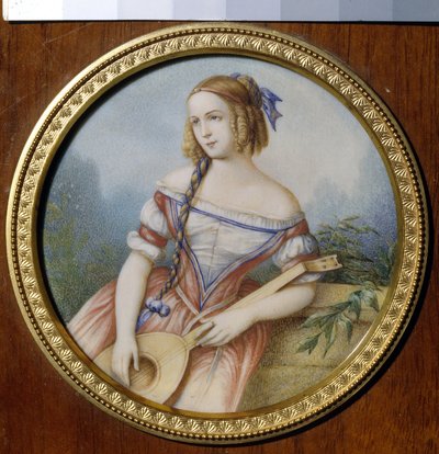 Russian Actress Varvara Asenkova as Esmeralda by Unknown artist