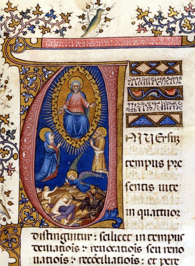 Last Judgement. 15th century manuscript. Milan, Biblioteca Nazionale Braidense by Unknown artist
