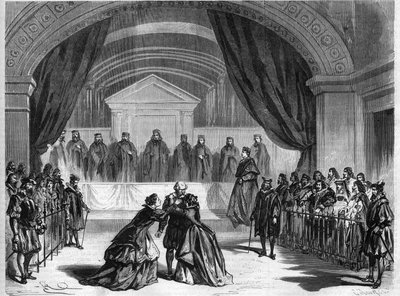Last stage of the theatre piece 