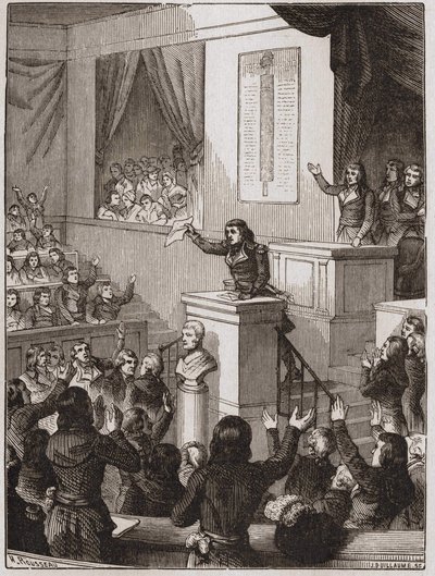 Lazare Nicolas Marguerite Carnot (nicknamed the Organizer of Victory or the Great Carnot) Announced on September 1 by Unknown artist