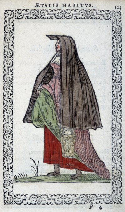 The Scottish Woman - in “Habits et effigies” by Jean Sluperino by Unknown artist