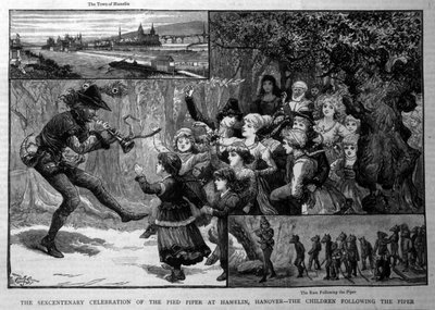 Legend of The Pied Piper of Hamelin by Unknown artist