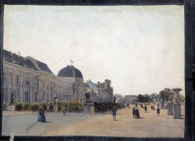 The Tuileries - in “Views of Paris for Panoptic Polyorama”, circa 1850 by Unknown artist