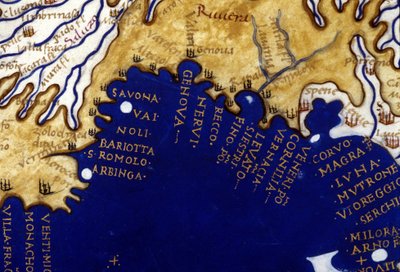 Liguria. Atlas Manuscript from the 15th Century Berlinghieri by Unknown artist