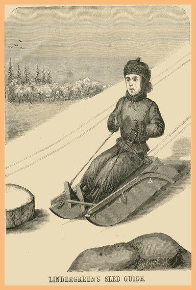 Lindergreens Sled Guide by Unknown Artist