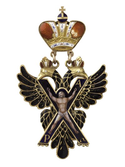 Badge of the Order of St. Andrew the Apostle the First-Called by Unknown artist
