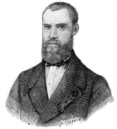 Louis-Francois-Rene-Paul de Fleet, known as Paul de Fleet (1817 -1860) explorer, inventor, revolutionary and French deputy by Unknown artist
