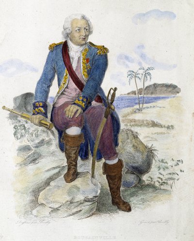 Louis Antoine, Count of Bougainville (1729-1811), French Navigator - in Le Plutarque Français by Mennechet by Unknown artist