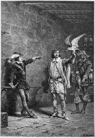 Louis XIII at sixteen years old, and his favorite Albert de Luynes - in 