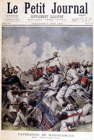Madagascar Expedition: take of a camp hova by Unknown artist