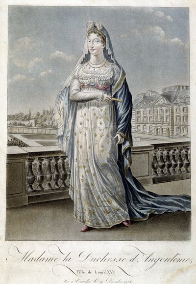 Madame the Duchess of Angouleme (Marie Therese or Madame Royale) by Unknown artist