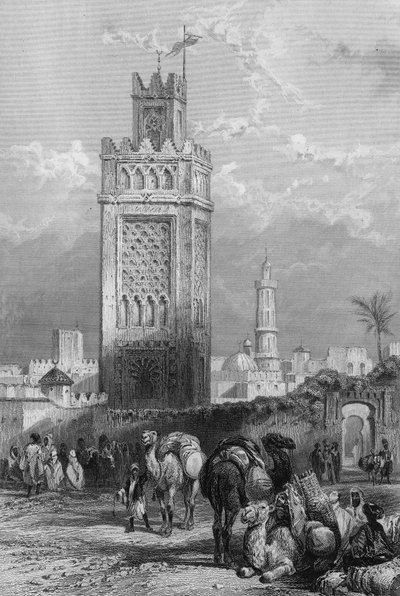 Main gate of Oran, main port west of Algeria. In 