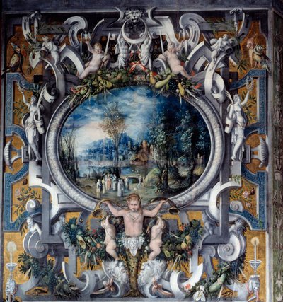 Mantle of the Chimney of the Tribute to Julius Caesar by Unknown artist