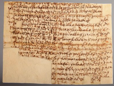 Letter no 7 to the monks of Beas de Segura, Part 2, 18th of November 1585 by Unknown artist