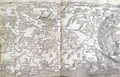 Map of Palestine - in 