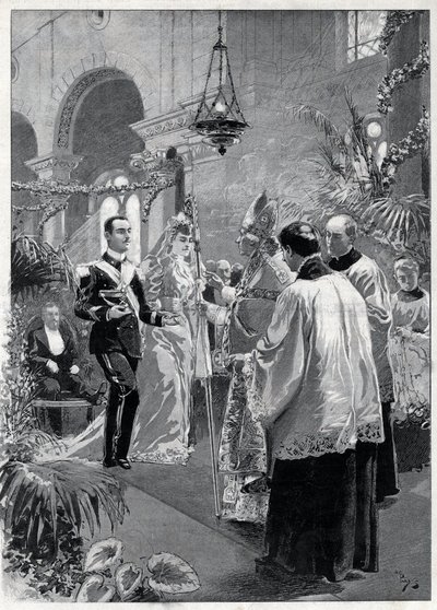 Marriage between Helene d
