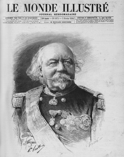 Marshal Canrobert (1809 - 1895). Announced his death on January 24 by Unknown artist
