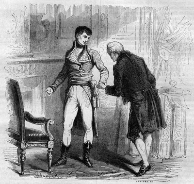 Meeting between the Italian composer Niccolo Vito Piccinni and the first Consul Bonaparte by Unknown artist
