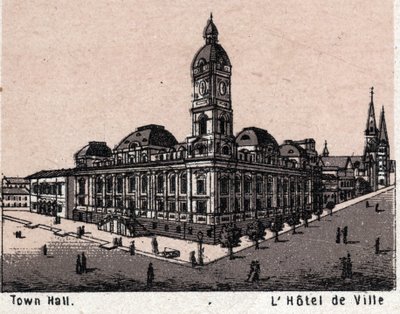 Melbourne, Australia: view of Town Hall. The world illustrates 168 views. Undated (late 19th century) by Unknown artist