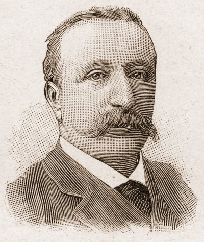 Members of the Academy Francaise in 1895: Portrait of Albert Sorel (1843-1906), French Historian. by Unknown artist