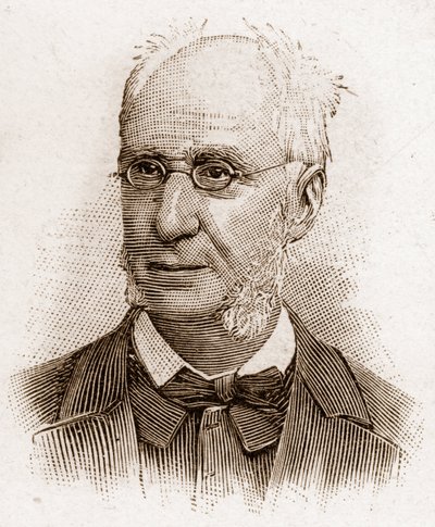 Members of the Academy Francaise in 1895: portrait of Emile Ollivier (1825-1913), French politician by Unknown artist