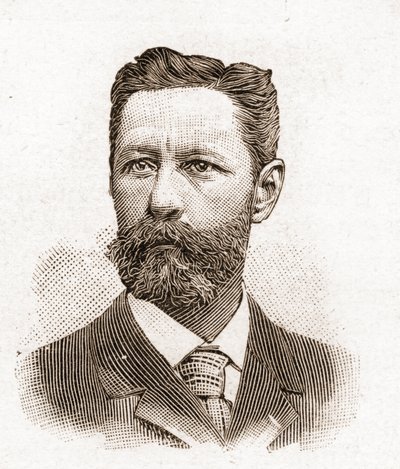 Portrait of Eugene-Melchior de Vogue, French writer by Unknown artist
