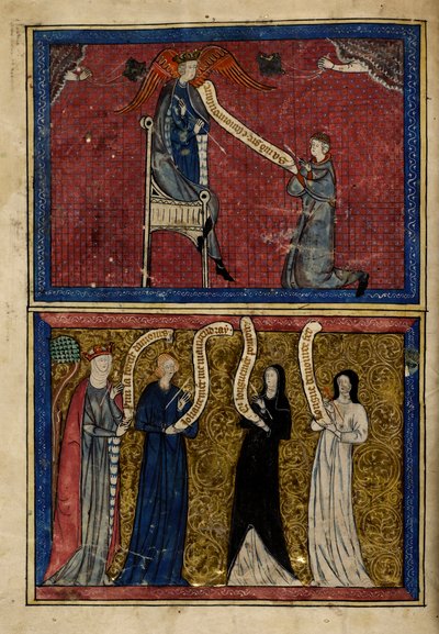 Men and women wounded by the God of Love from 