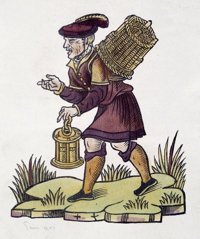 Merchant of Forgotten in 1735 in Paris by Unknown artist