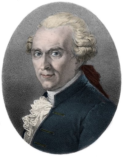 Michel-Jean Sedaine (1719-1797) French dramatist and librettist - engraving by Unknown artist