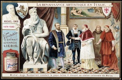 Michelangelo Buonarroti dit Michel Ange (Michelangelo or Michelangelo by Unknown artist