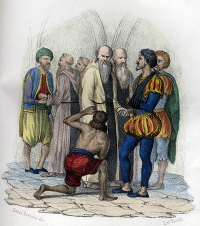 Miguel de Cervantes (1547-1616), Spanish writer, taken prisoner in Algiers in 1575. in 