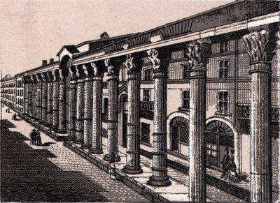 Milan, Italy: View of the Columns of Saint Lorenzo. in “The World Illustrates 168 Views” Undated (late 19th century) by Unknown artist