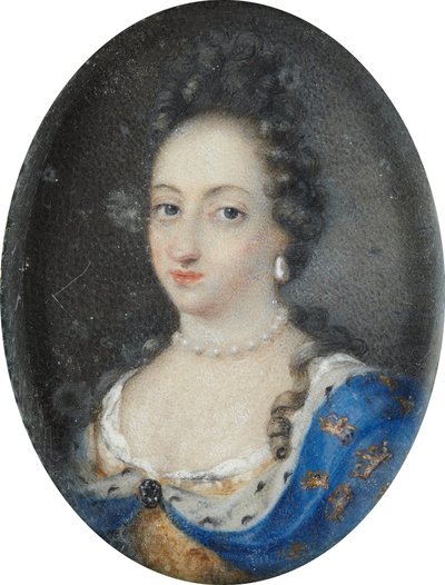 Miniature of Queen Ulrika Eleonora the Elder of Sweden by Unknown artist