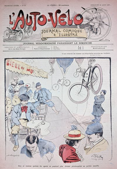 Minutes to the cyclist - in 