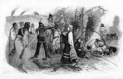 Miss Josephine Meeker, taken prisoner with her mother by the American Indian revolts in 1880 by Unknown artist