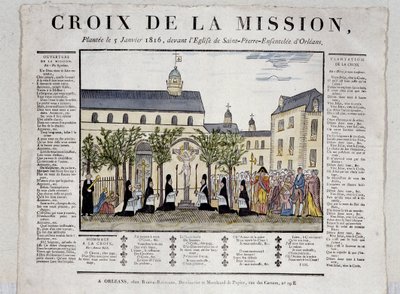 Mission cross - Croix de la Mission, planted on January 5 by Unknown artist