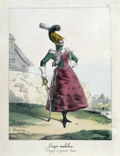 Mobile Body of the Commune: Dragon Woman in Large Outfit by Unknown artist
