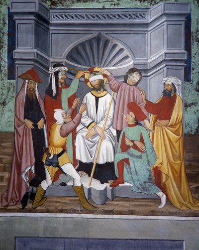 Mocking of Christ, Life of Christ, Chapel of St Sebastian, Villard-de-Lans, Rhone-Alpes, France by Unknown artist