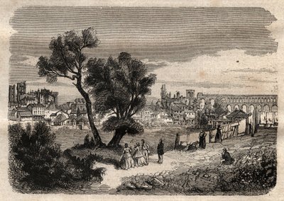 Montpellier in the 19th century by Unknown artist