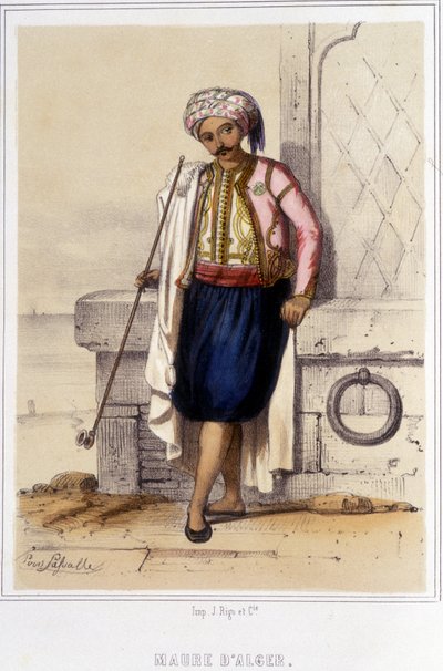 Moor of Algiers during the second half of the 19th century by Unknown artist