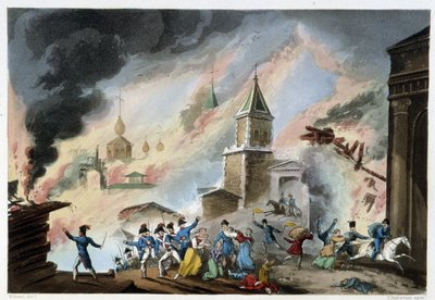 Moscow Fire, Sep. 1812 - in 