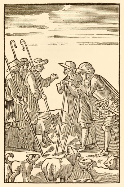 Mountain Delectable They Now Ascend from The Pilgrims Progress From This World, To That Which Is To Come by John Bunyan (1628-1688) by Unknown