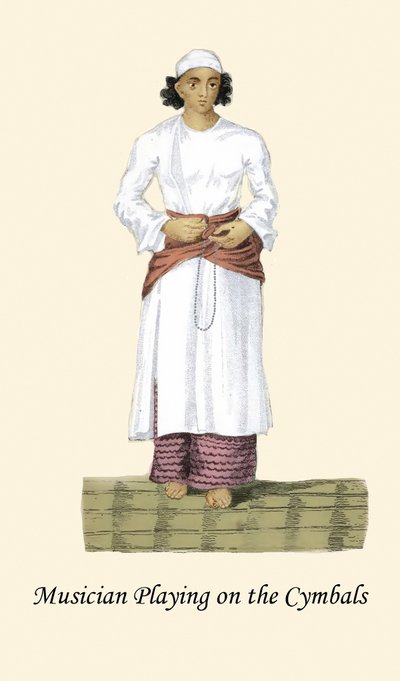 Musician Playing the Cymbals by Unknown Artist