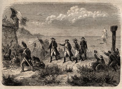 Napoleon returning from Elba - Engraved in 