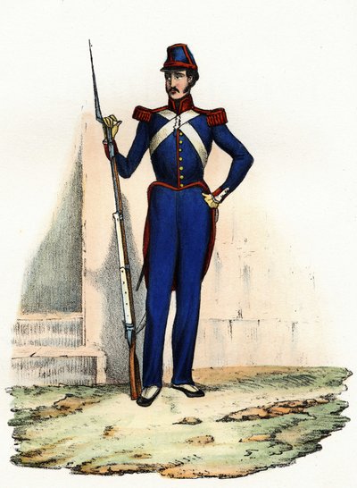 National Guard or African Militia of Algiers, created in 1830 by General Clausel of the French army of Africa, to ensure order in the city. In 