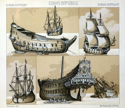 Navy and merchant in the 17th century - in 