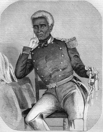 Nicolas Fabre Geffard, President of the Republic of Haiti between 1859-1867 by Unknown artist