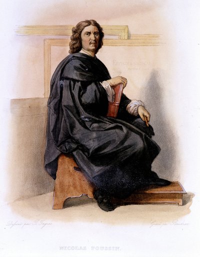 Nicolas Poussin (1594-1665) in Ed. Mennechet, 